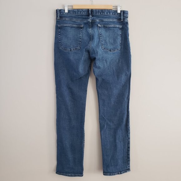 GAP Slim Straight Leg Blue Jeans Men's Pant Size 31 - Picture 2 of 3